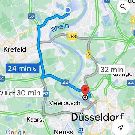 Lejlighed 2 Rooms, Free Parking, 25 Min To Duesseldorf, 150 Mbps Wlan Duisburg
