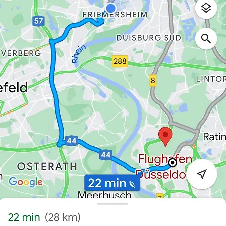 Lejlighed 2 Rooms, Free Parking, 25 Min To Duesseldorf, 150 Mbps Wlan Duisburg